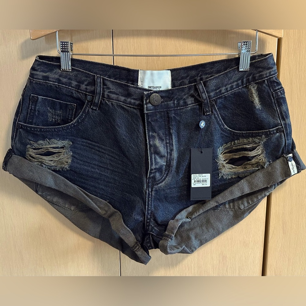One Teaspoon Fox Black Bandits Sz 30 NWT
